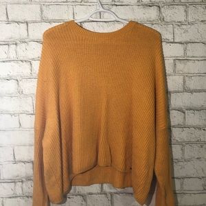 Yellow Long Sleeve Sweater
